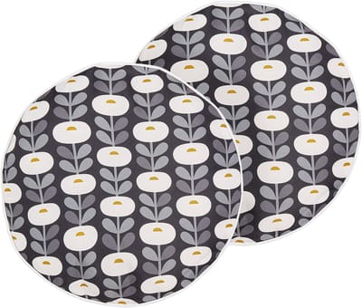 VALSORDA - Tuinkussen set van 2 - Lichtgrijs - 40 cm - Polyester