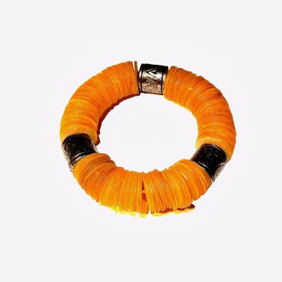Schelp Armband Geel