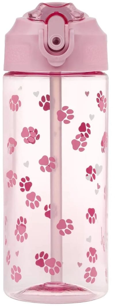 Baagl Pootjes Drinkfles 500ml met Rietje