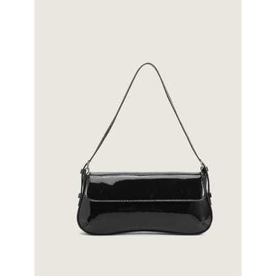 Rode Tas Okseltas Lente en Zomer Nieuw Product Mode Simpel Reizigers Flip Retro Rode Schoudertas white
