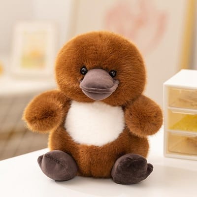 22 cm Mignon Petit Ornithorynque Peluches Doux Animal Rempli Poupée Mignonne Poupée Ornithorynque Pour Noël Cadeaux Xmas 22cm