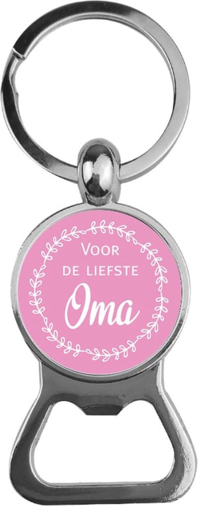 Bieropener Glas -  Voor De Liefste Opa & Oma