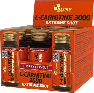 L-Carnitine Extreme Shot - 9 ampullen - Cherry