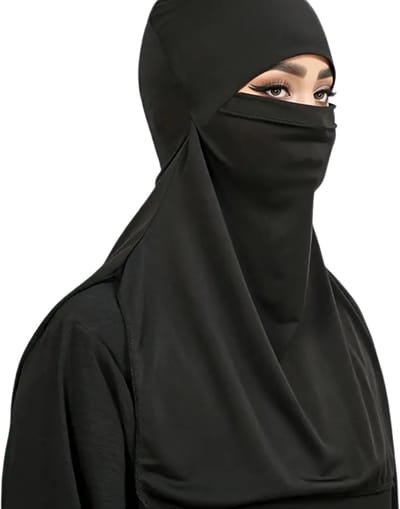 Bovista Hoofddoek - Hijab - Dames - Abaya - Sjaal - Islamitische Kleding - Moslim Kleding - Alhamdulillah - Zwart