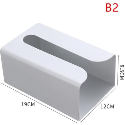Verwijderbare Tissuebus PET Creatief Zonder Ponsen Wandgemonteerde Toiletpapierhouder Plastic Doos