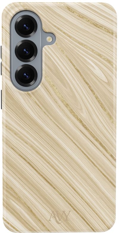 AVY Hoesje geschikt voor Samsung Galaxy S26 | Aurum Gold | Goud Marmer | Goud | Hard Shell Back Cover | Compatibel met MagSafe & Qi2
