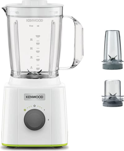 Kenwood Blend-Xtract 3-in-1 BLP31.D0WG 1,6 l Blender voor op aanrecht 350 W Transparant, Wit