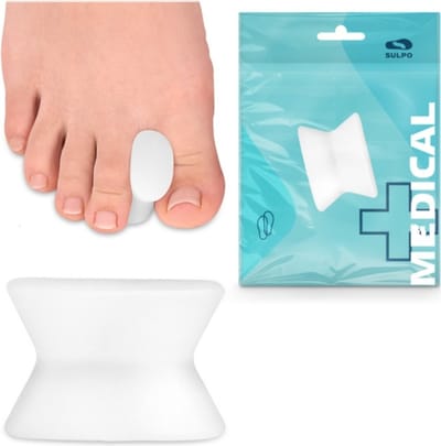 1 stuk gel wig tussen de tenen voor hallux valgus - maat S