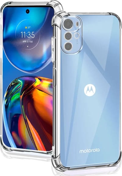 Hoesje geschikt voor Motorola Moto E32 / Moto E32s - Techsuit Shockproof Silicone Back Cover - Transparant