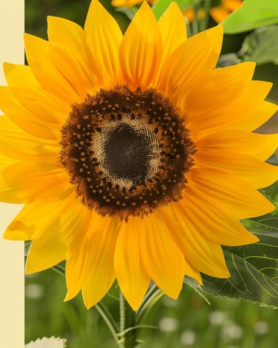 Lage Zonnebloem Zaden Sunspot Organic Helianthus Annuus Eenjarig
