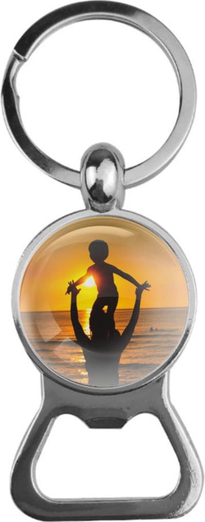 Bieropener Glas - Familie Strand