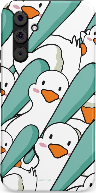 Casetastic Hoesje Geschikt voor Samsung A54 (5G) - Stijlvolle Beschermende Duo-layer Case - Ganssterk