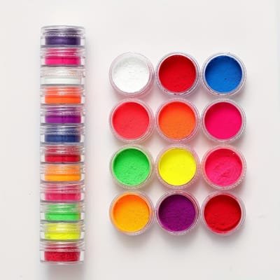 Fluorescerend Poeder Hars Pigment Mica Mineraal Poeder Epoxy Hars Kleurstof Sieraden Kaars Maken Kleuren Auto Lak Benodigdheden red