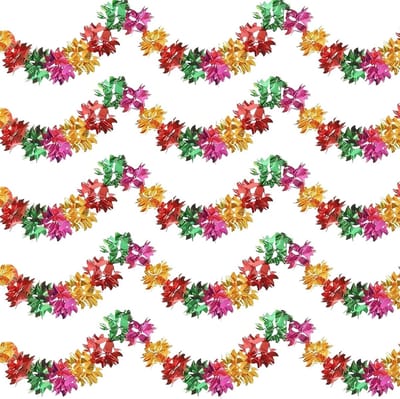 Kleurvolle Aluminium Kerst Ceiling Decoraties, Spiralen en Garlands voor Feestelijke Binnen- en Buitengebruik, Perfect voor Kerst en Nieuwjaar