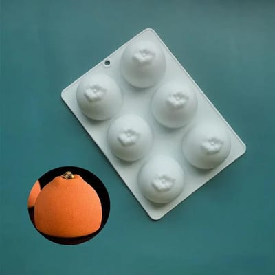 3D Citroenvorm Fruit Siliconen Vorm Mousse Cake Brownies Cake Vormen Chocoladevormen Cake Gebak Bakgereedschap Decoratiegereedschap white