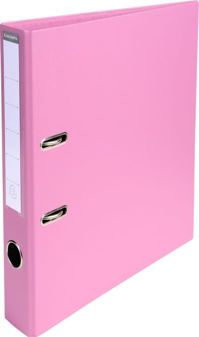 Exacompta 10x Prem'Touch® PVC Ordner met hefboom - rug 50 mm - A4 - Roze - 53555E