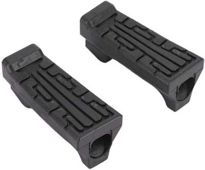 Dailygoods- Voetensteun Rubber - Hoogwaardige Kwaliteit - Slijtvast - Eenvoudige Installatie - Geschikt voor Yamaha YBR125 - 1 Paar - Pedaal