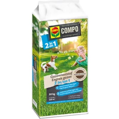 Compo Gazonmeststof 2-in-1 (250 M²) 20kg