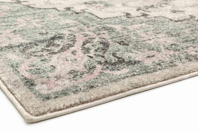 Easy Living - colt-medallion-cream Vloerkleed - 200x290  - Rechthoek - Laagpolig,Vintage Tapijt - Klassiek - Meerkleurig