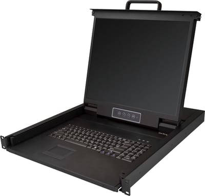 StarTech.com 1U 19" Rackmount LCD Console - USB + PS/2 - KVM console - 19"