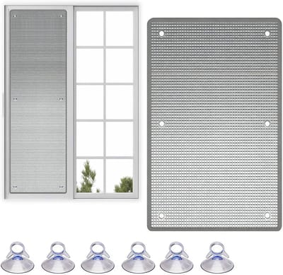 Blackout Raamfolie voor Warmteregeling - Reflecterend Aluminium 8 mm Thermische Isolatie - Privacy- en Zonbescherming voor Serres Keukens Auto's en Caravans - Herbruikbaar met Zuignappen - 50 x 50 cm