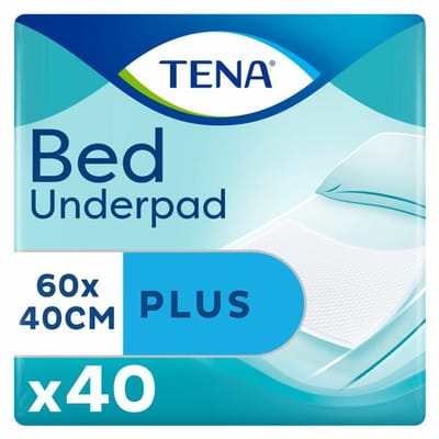 TENA Bed Onderlegger Plus 60 x 40 cm - 2 x 40 stuks - Voordeelverpakking