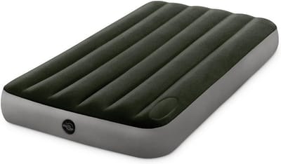 Comfortabel Eenpersoons Luchtbed met Ingebouwde Voetpomp - 99x191x25cm