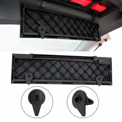 Kofferbak Bekleding Handgreep Geschikt voor Volkswagen, Audi en SEAT – OEM 1J0867468B41 – Achterklep Clip – Set van 2 – Zwart
