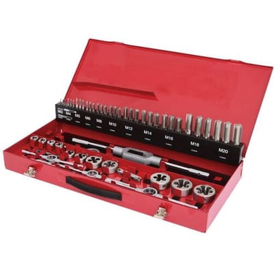 KS TOOLS HSS Co Draadsnijgereedschapset 54-delig - 331.0754