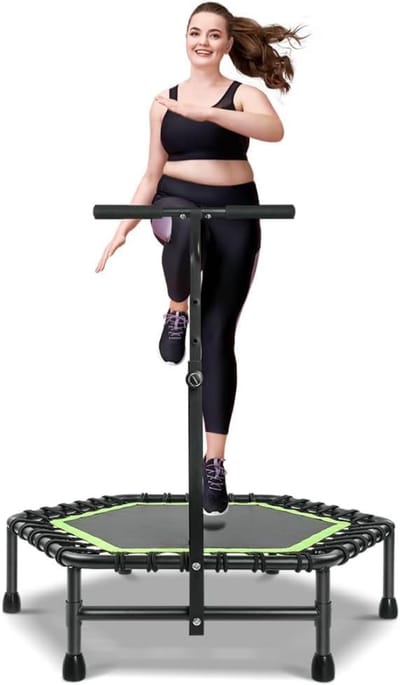 SCH® Fitness Trampoline - Trampoline - Fitness - Groen - ‎114cm x 102cm x 31cm