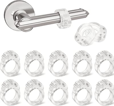 Deurstopper - Deurbuffer - Deurklink bescherming - Deurhendel - 12 stuks
