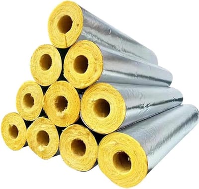 Isolerende Pijpwikkel - Warmte isolatie - Leiding isoleren - Brandvertragend materiaal - 1 meter x 43mm - Aluminium