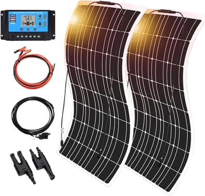 Zonnepaneel Kit - Zonnepanelen Set - Energie Opwekken - Monokristallijn Paneel - 800 Watt - Zwart