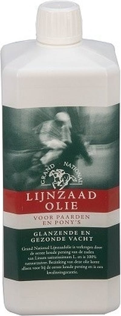 Grand National Lijnzaadolie voor paarden 1 Liter
