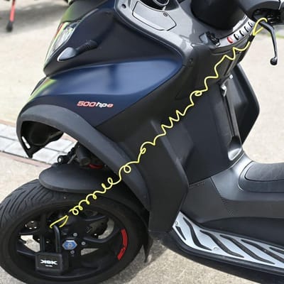 Kettingslot SRA 110 cm voor Motorfiets en Scooter - Veilig Diefstalbeveiliging