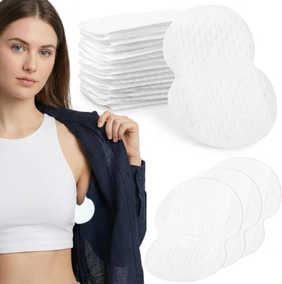 Okselpads - Zweetpads - Voorkomt Vlekken - Ademend Huidvriendelijk - 12.5x9.5cm - Wit