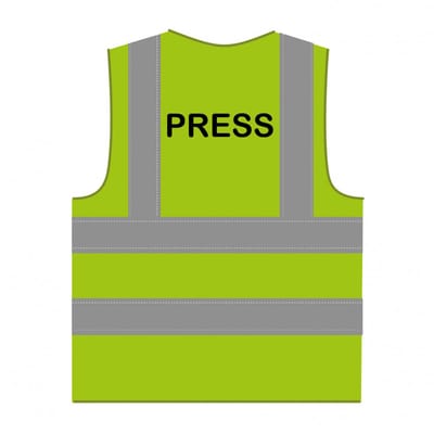 Press hesje RWS limoengroen