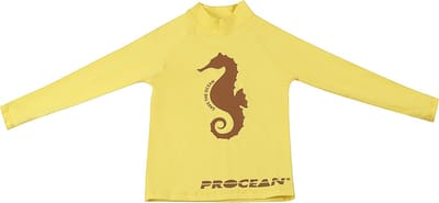Kids lycra | Longsleeve UV-zwemshirt | Seahorse| maat 98/104