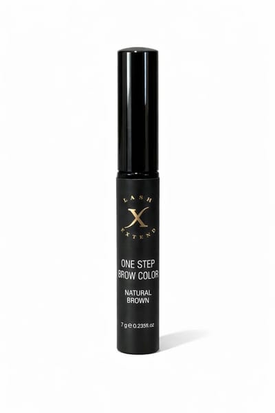 One Step Brow Color, wenkbrauwkleur in één stap- natuurlijk bruin - Lash eXtend