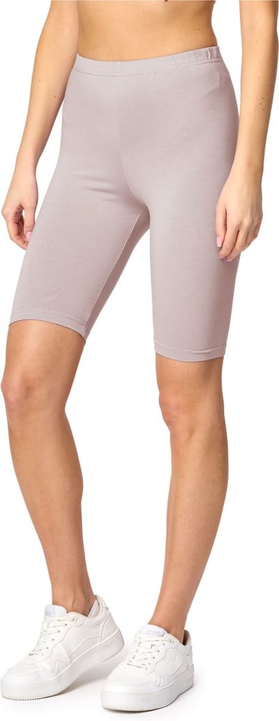 Bellivalini BLV-BLV50-149-LE Dames Leggings - Sport - Vrijetijdsbroek - Kort - Viscose - Sporbroek - Yogabroek - Café au Lait - XS