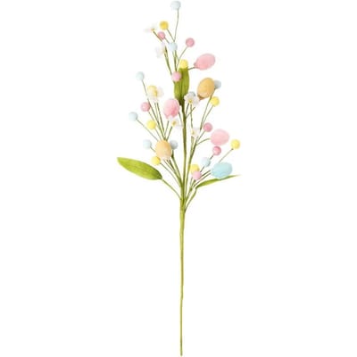 Paasei Boomtak Nep Plant Vrolijk Pasen Decoratie Feest Thuis Vaas Decoratie DIY Bloemstuk Decoratieve Accessoires beige