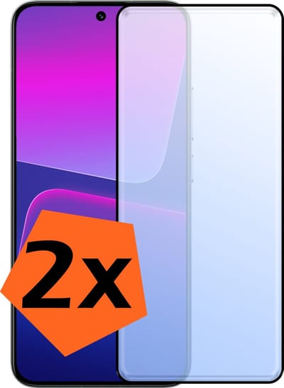 Screenprotector - 2 Stuks - Geschikt voor Xiaomi 13 Pro - Full Cover - Gehard Glas - Beschermglas - Tempered Glass - Screen Protector