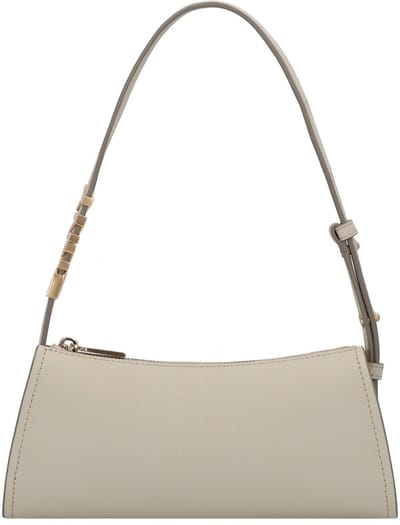 DKNY Avril Schoudertas Leder 26 cm - Dames - lt taupe