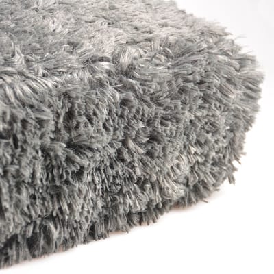 Duvoplus - Dierenkussen - Hond - Snug Rechthoekig Bed M - 76x56x13cm Donkergrijs - 1st
