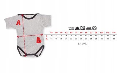 Dartomik - Katoenen Babybody - Korte Mouw - 104 - Oeko-Tex