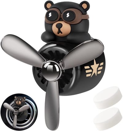 Dailygoody - Auto Diffuser - Luchtverfrisser - Cartoon Beer Pilot