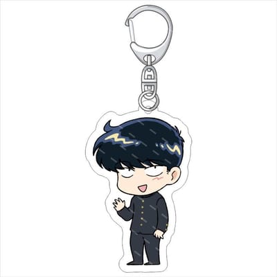 6cm Leuke Anime Ganbare! Nakamura-kun!! Acryl Sleutelhanger Tas Rugzak Hanger Koppel Sleutelhangers Accessoires voor vrienden Cadeaus 6 cm black