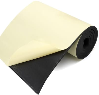 Multifunctionele Zelfklevende Foam Rol van Neopreen, 300mm x 3mm x 2M, Ideaal voor DIY Projecten, Geluidsisolatie en Creatieve Toepassingen, Zwart