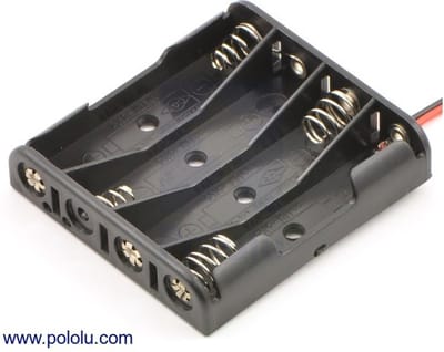 4-AAA batterijhouder Pololu 1145