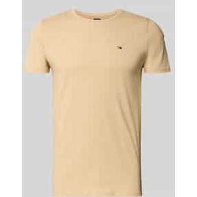 Regular fit T-shirt van puur katoen